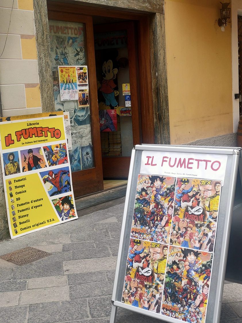 “Libreria il Fumetto”: a journey through time in the comic book shop in Aosta