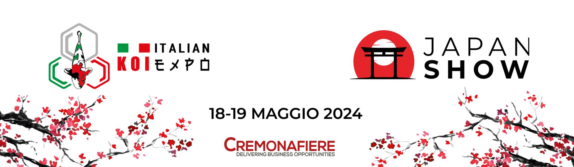 Japan Show at Cremona Fiere on 18 and 19 May